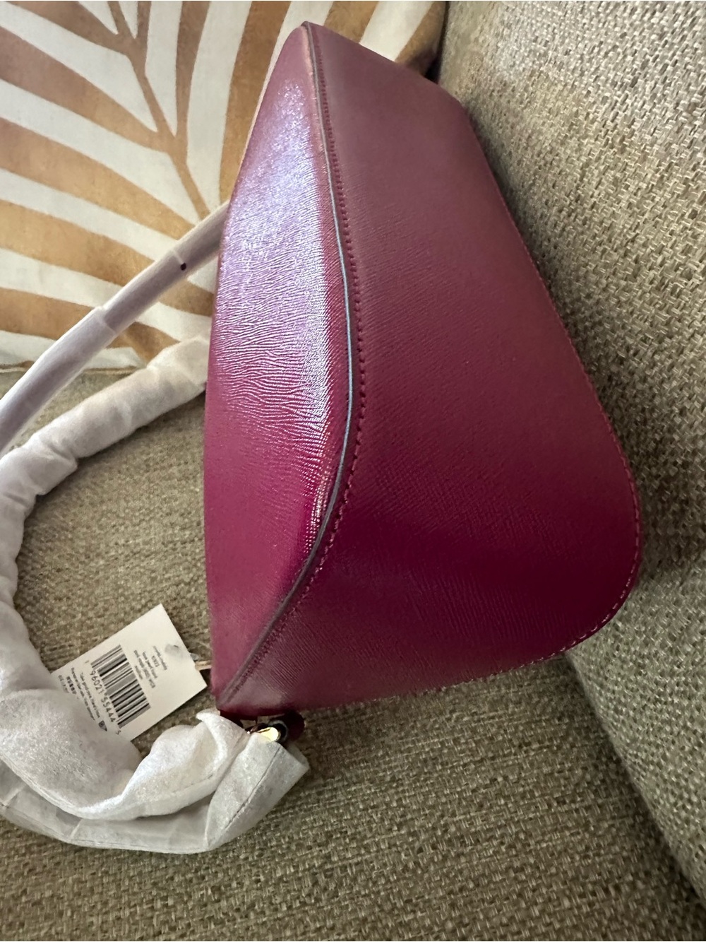 kate spade Plum Madison Faux Pearl Convertible Crossbody Bag - Picture 11 of 12
